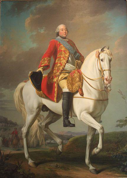 Alexandre Roslin Louis-Philippe, Duc D'Orleans, Saluting His Army on the Battlefield France oil painting art